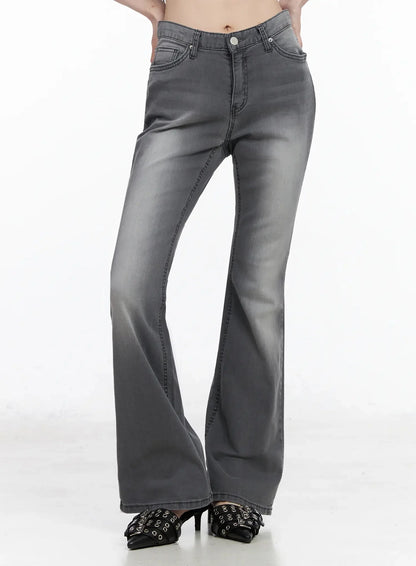 Aiana Slim Fit Bootcut Jeans IY511