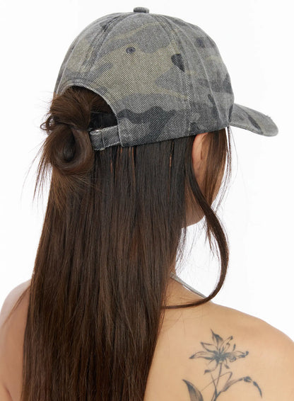 Camo Graphic Baseball Cap CM525