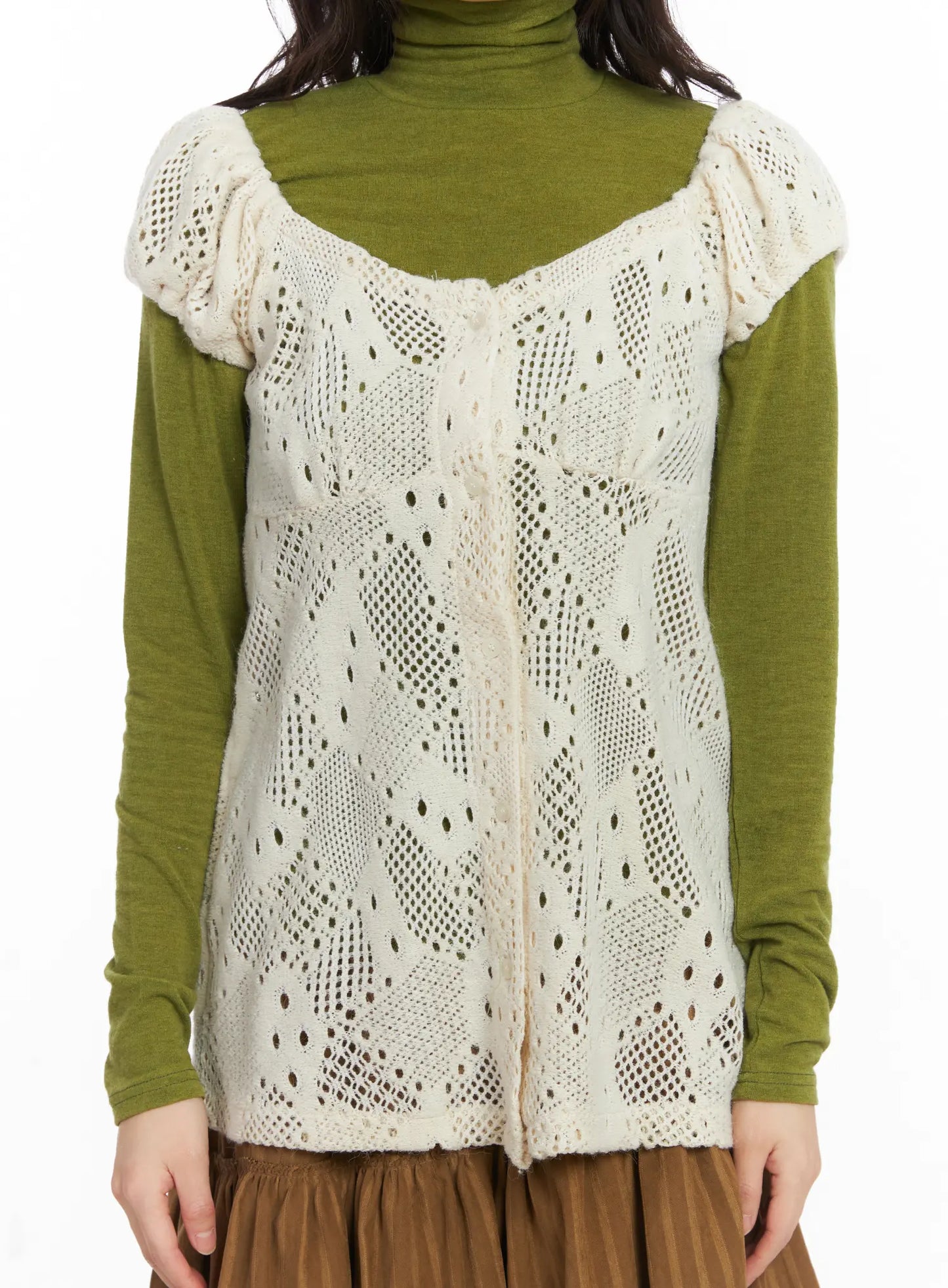 Chic Two-Way Knit Blouse CD531