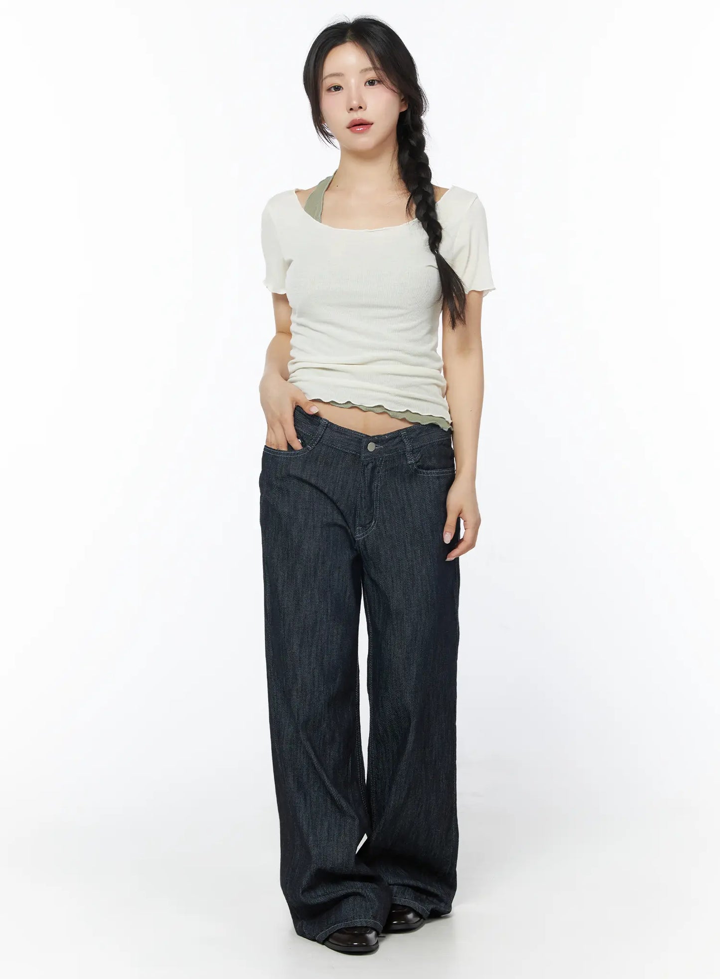 Aomi Wide Leg Jeans CY522
