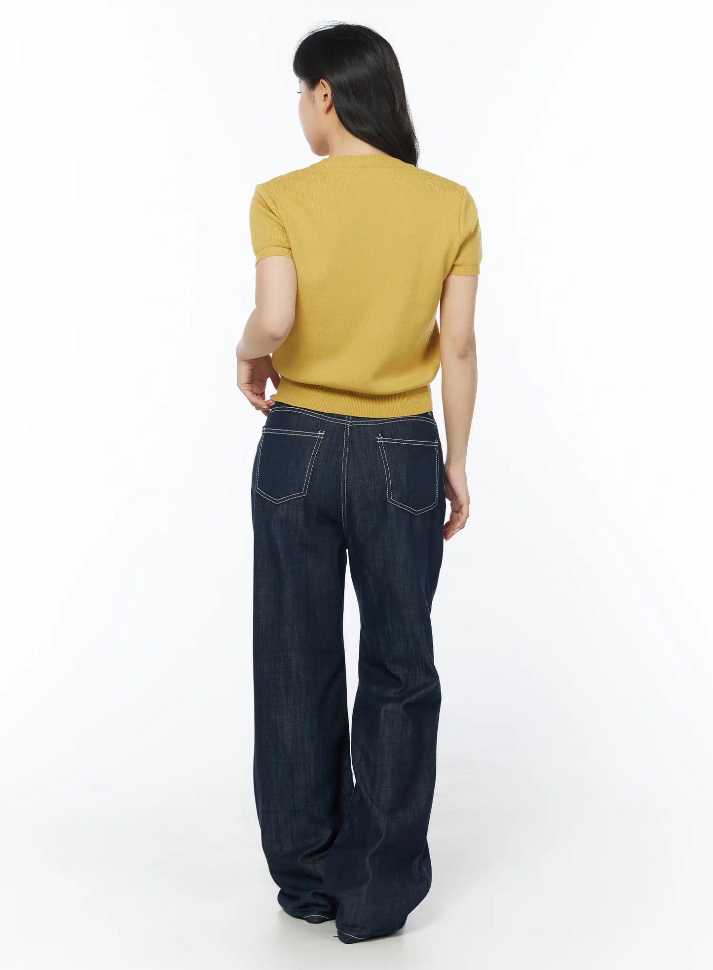 Basic Ribbed Knit Top CD805