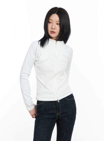 Athletic Zip-Up Track Jacket CF526