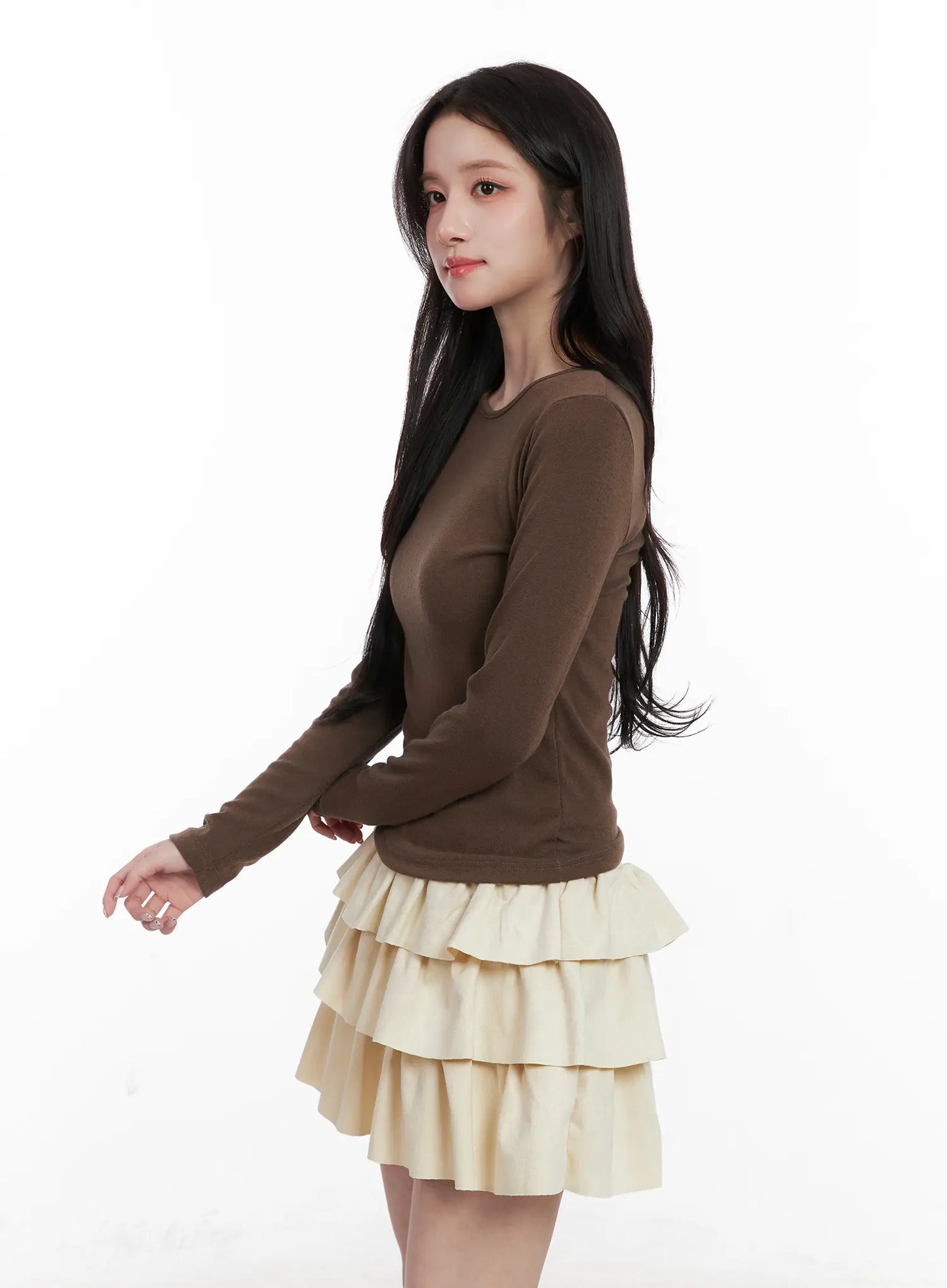 Casual Round Neck Long Sleeve CN526