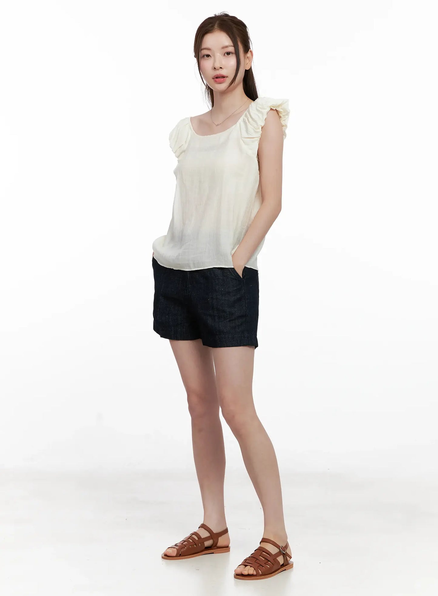Casual Cotton Denim Shorts CL523