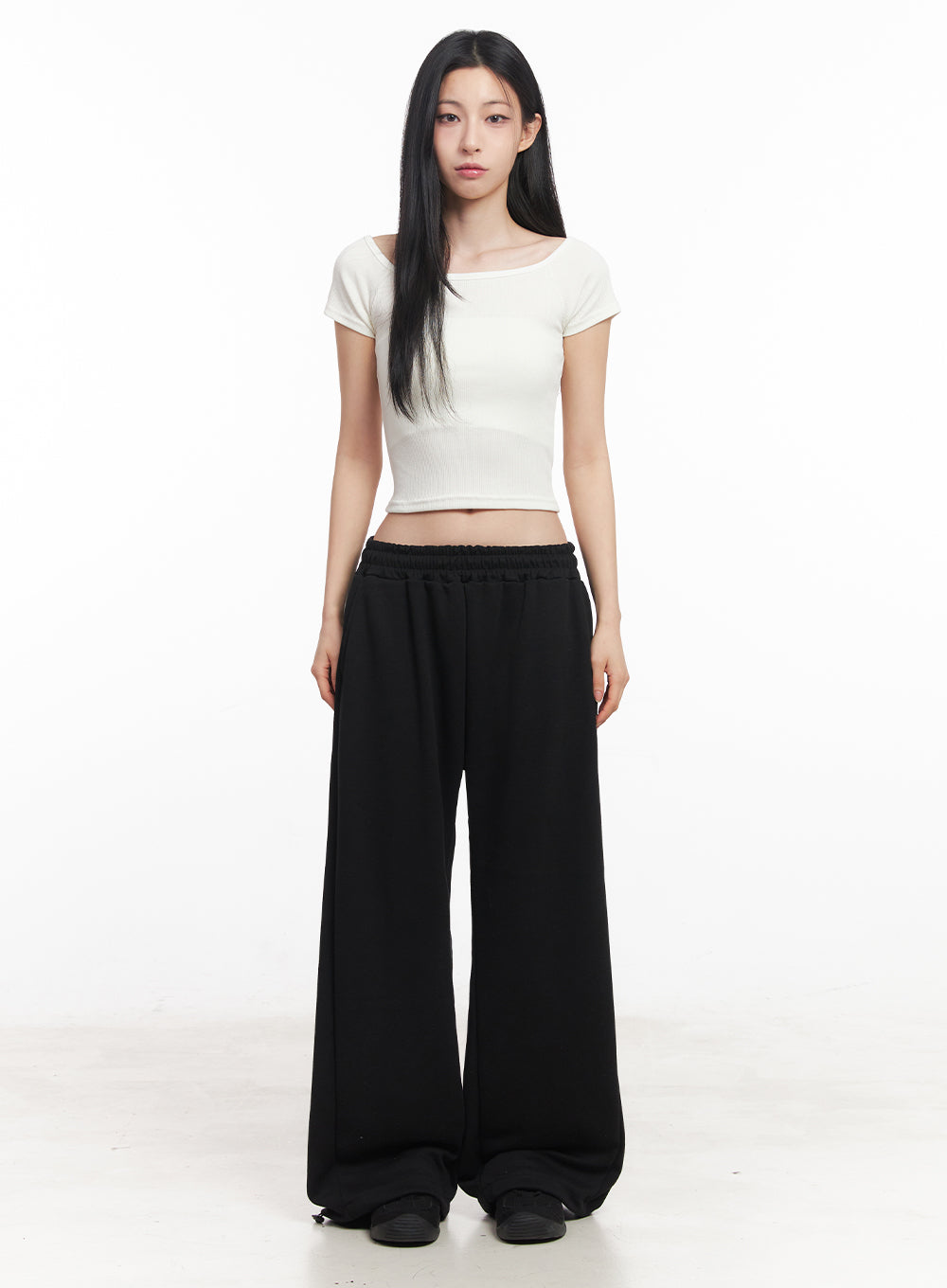 Boatneck Cropped Tee IY516
