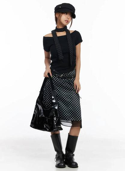 Casual Off-Shoulder Tee CM520