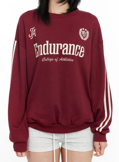 Athletic Graphic Sweatshirt CF526