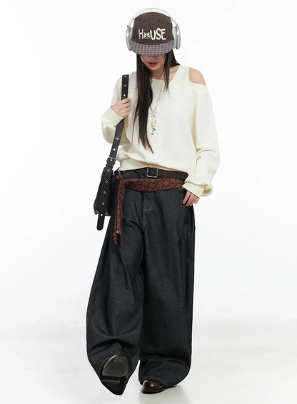 Casual Asymmetric Sweatshirt IM523