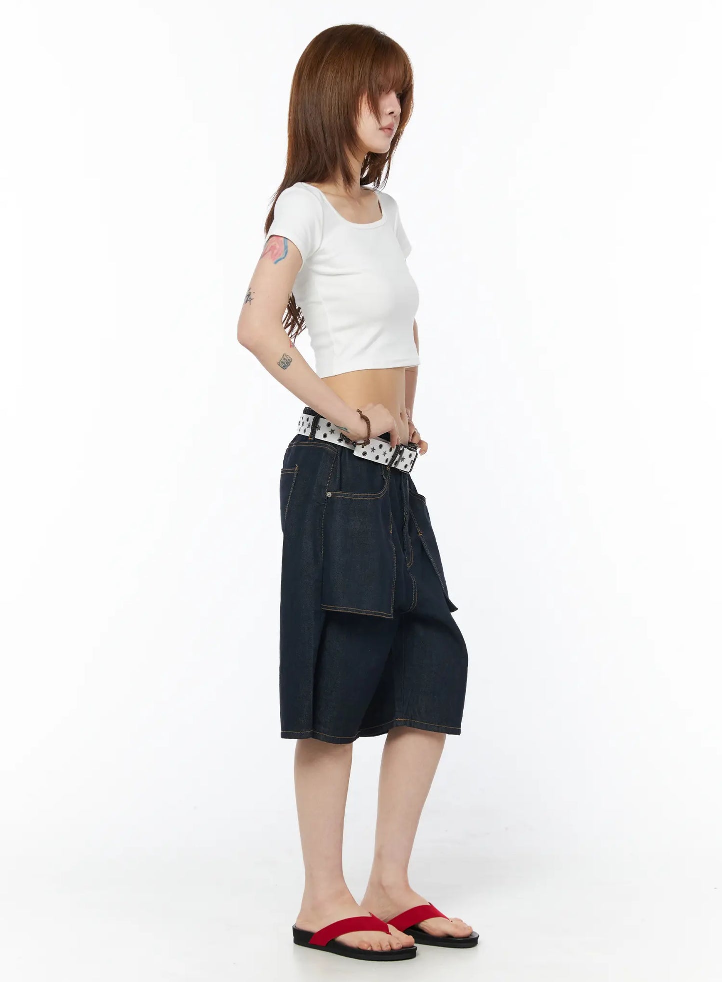 Casual Square Neck Crop Top CY528