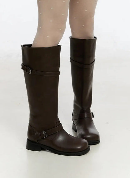 Buckled Long Boots IM509