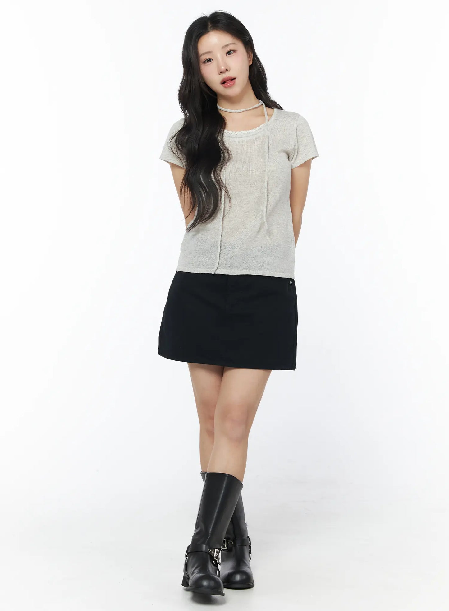 Basic Mini Skirt CY522