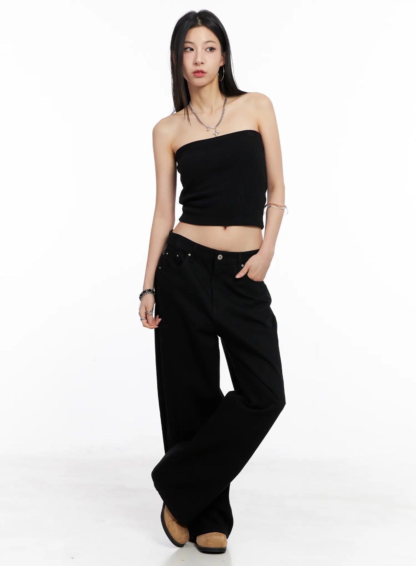 Basic Ribbed Tube Top CC1109