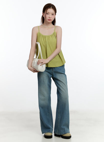 Aleks Relaxed-Fit Flared Jeans CM521
