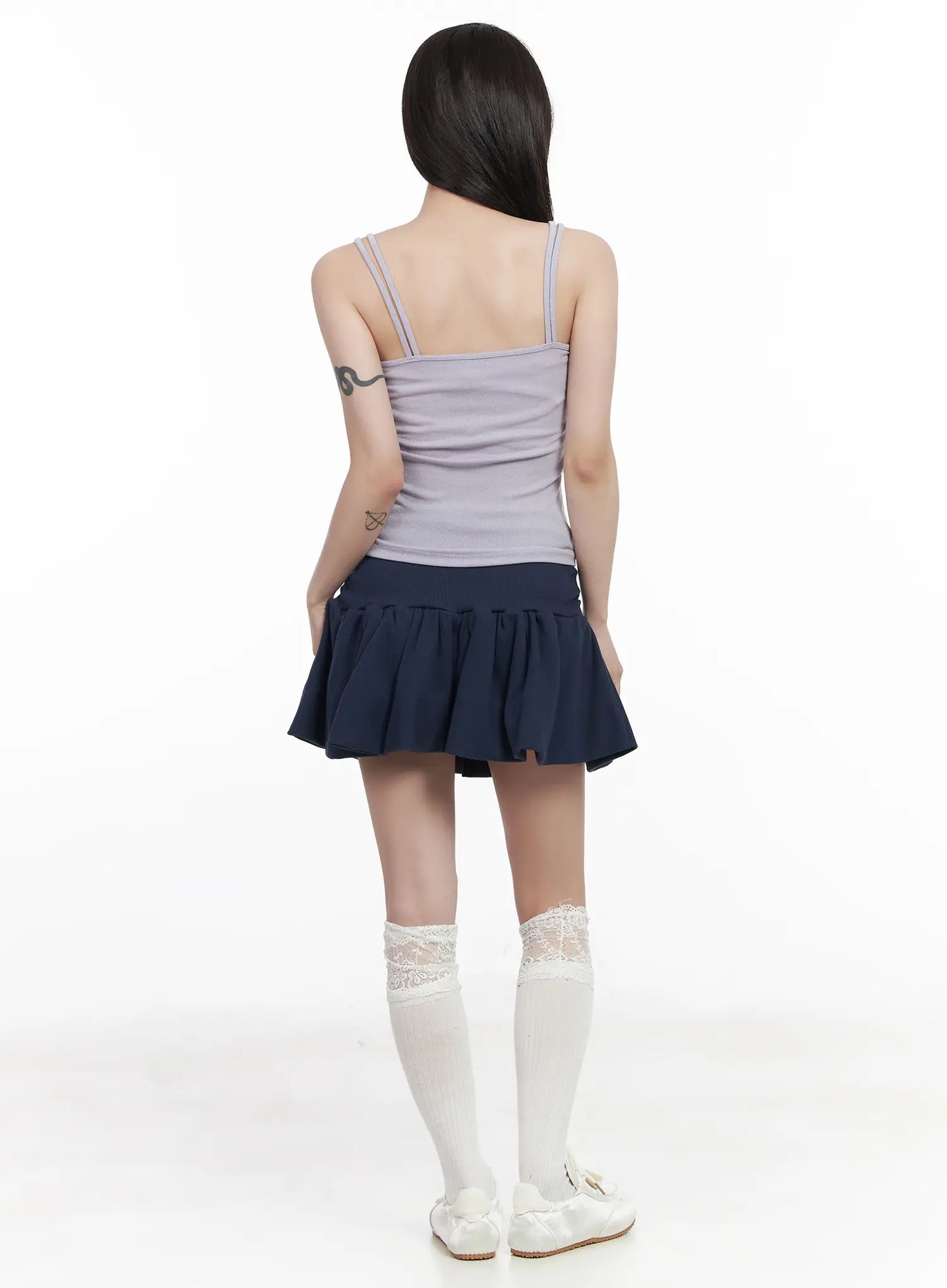 Casual Ribbed Sleeveless Top With Badges CF523