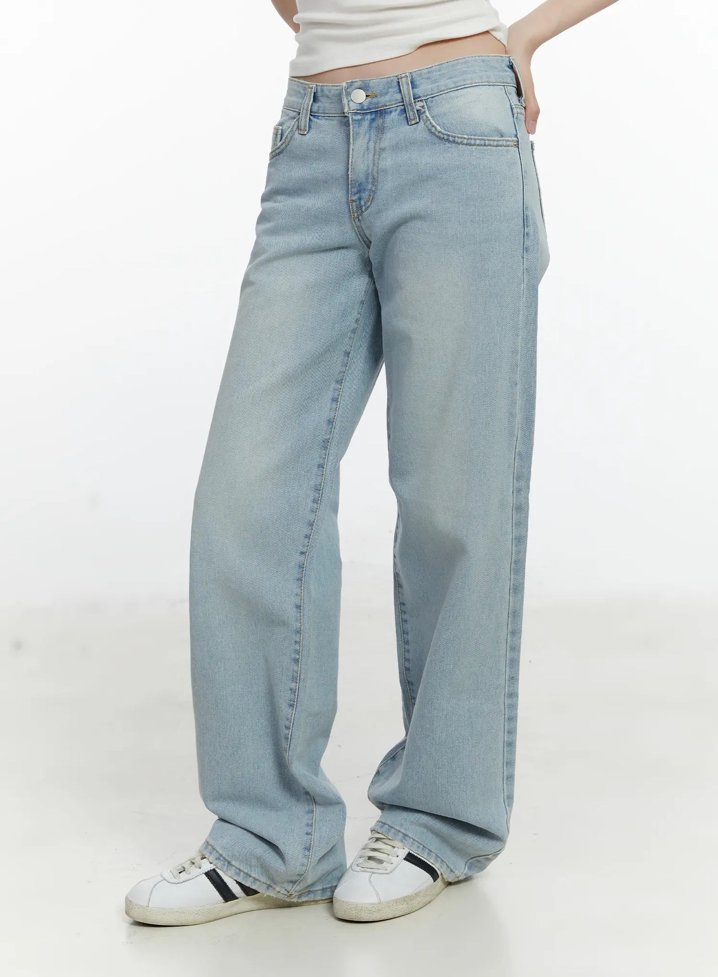 Andi Low Rise Wide Leg Jeans F502
