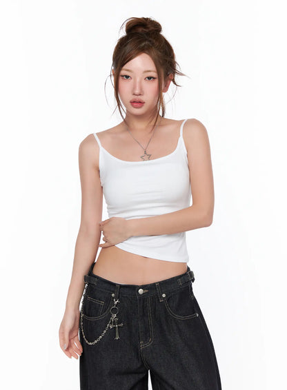 Basic Sleeveless Tank Top CA515