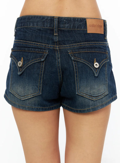 Classic Washed Denim Shorts CU517