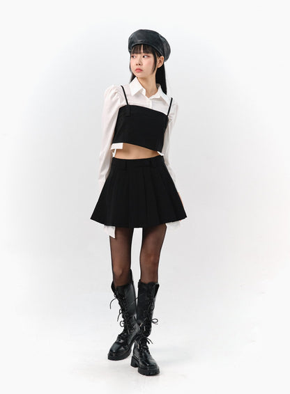 Bustier and Mini Skirt Set IS321