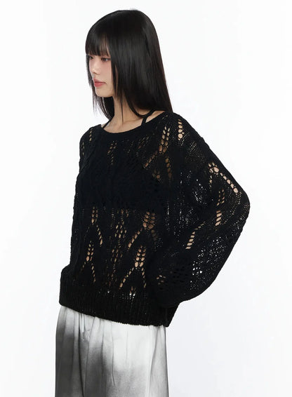 Boho Chic Boat Neck Sweater IY525