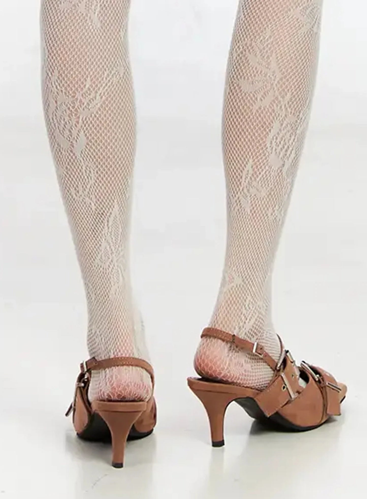 Chic Buckle Strap Stiletto Heels IY515