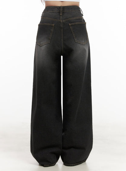 Christina Washed Baggy Jeans IJ510