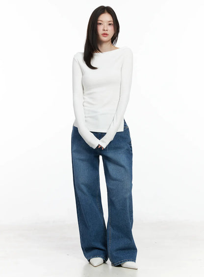 Anycia Wide-Fit Jeans IF524