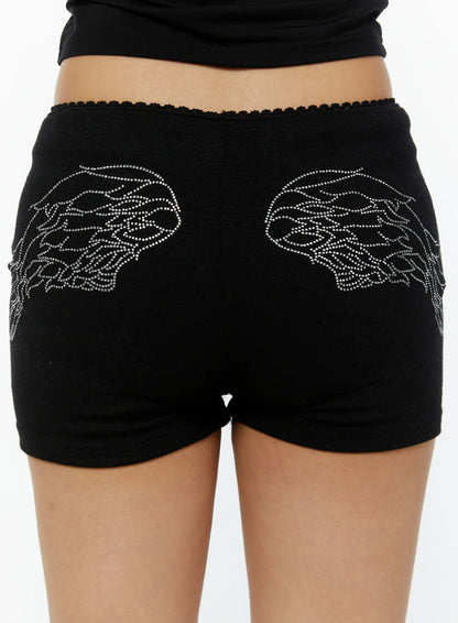 Angel Wing Graphic Shorts CY521