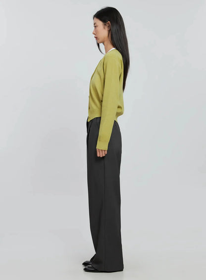 Casual Button-Up Cardigan IN507