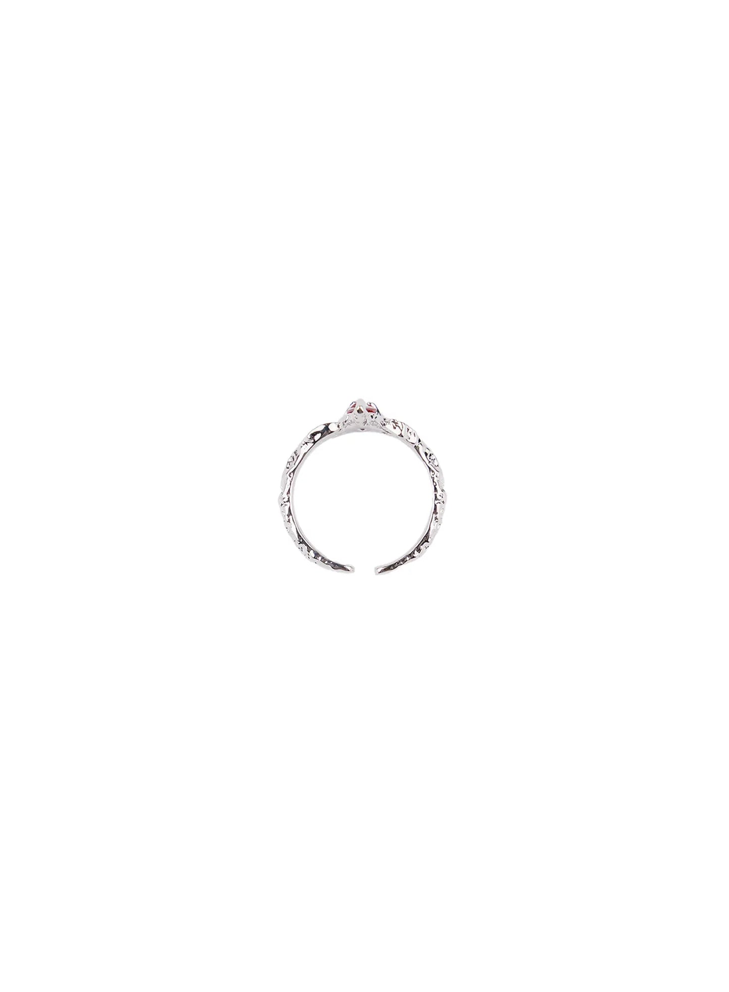 Centered Red Cubic Ring CF525