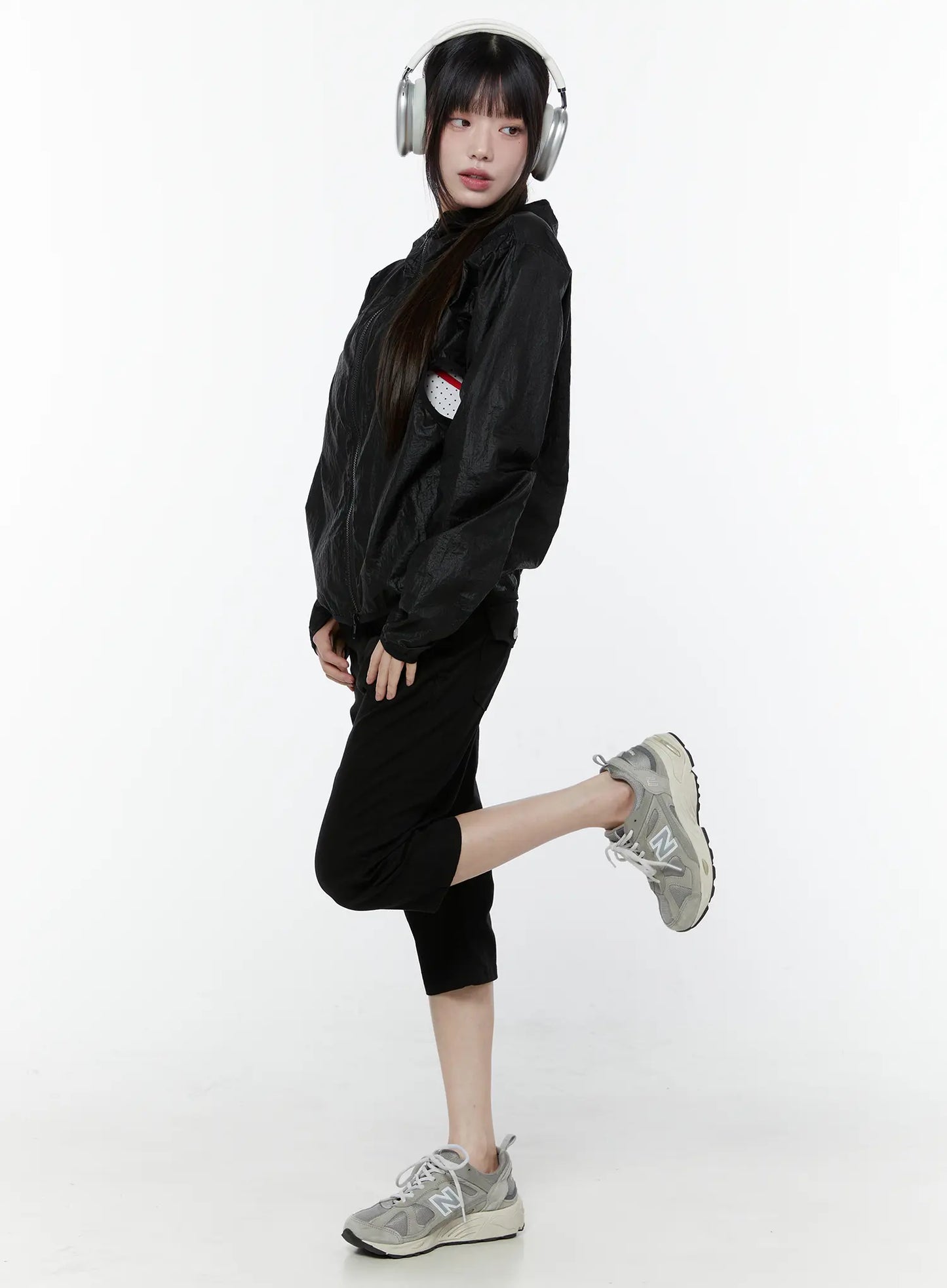 Chic Zip-Up Windbreaker Jacket CU508