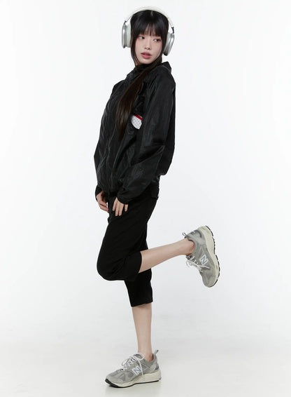 Chic Zip-Up Windbreaker Jacket CU508