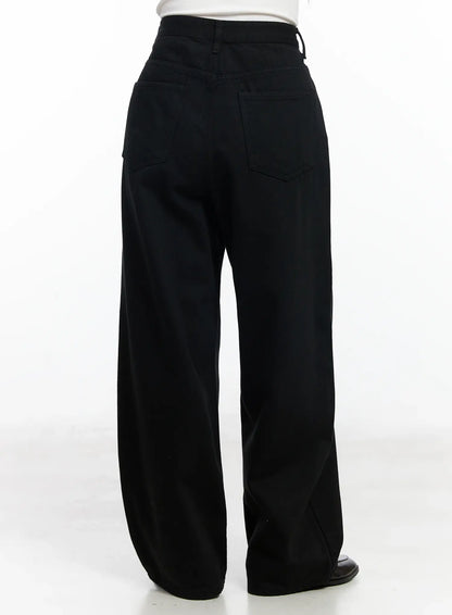 Basic Wide Leg Pants IJ529