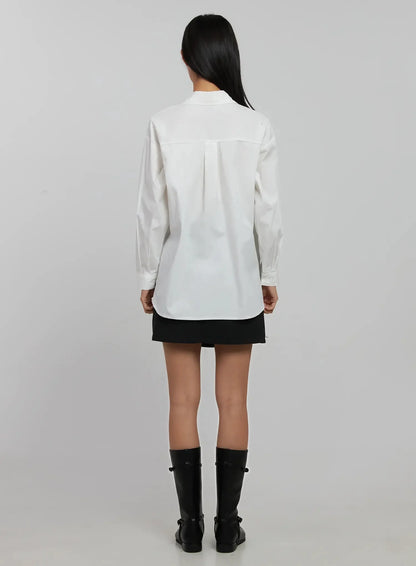 Classic Button-Up Shirt IJ508