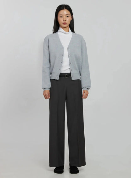 Classic V-Neck Cardigan IJ508
