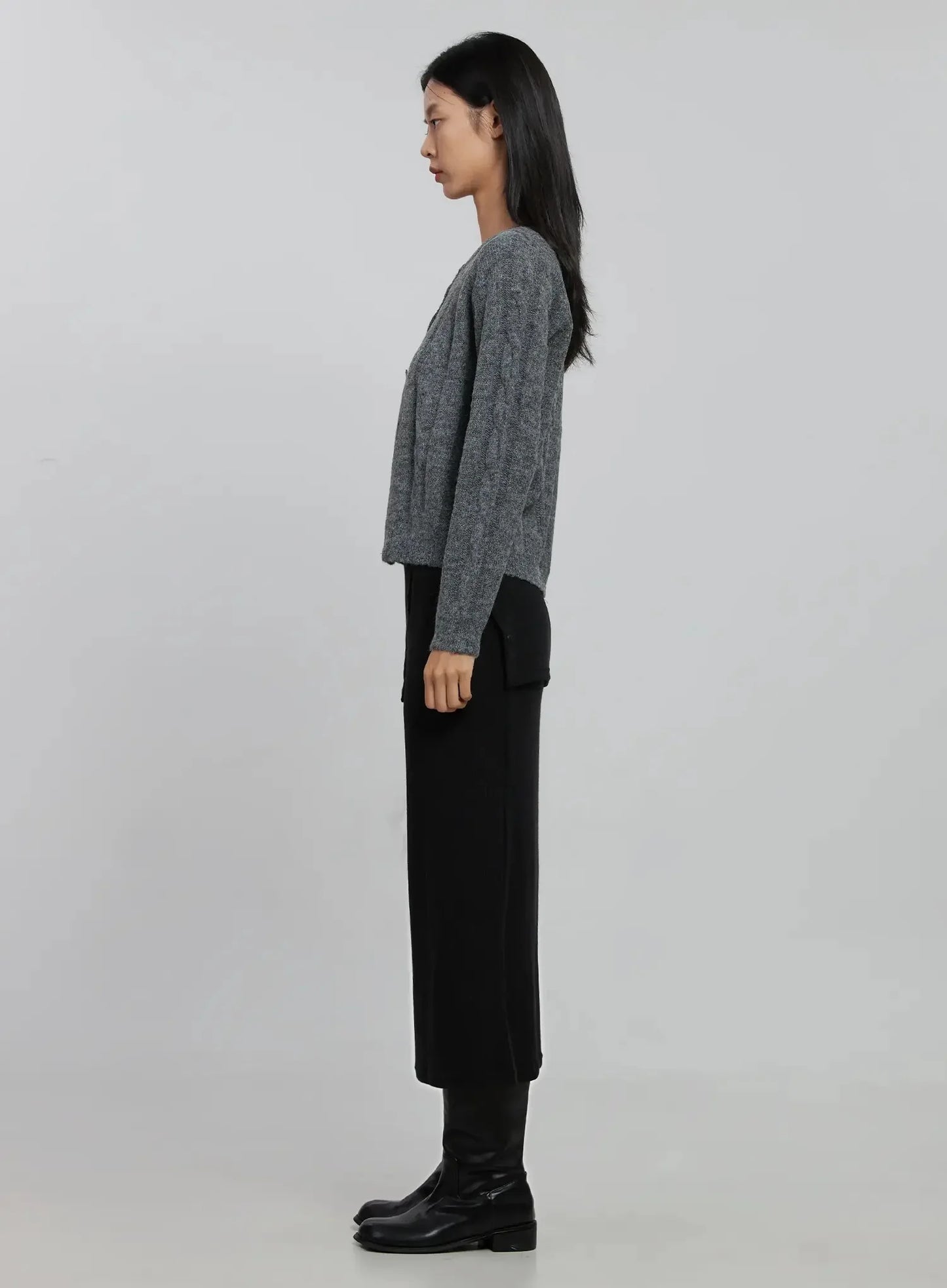 Cable Knit Cardigan ID516