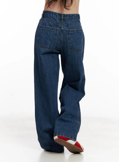 Ahyeon Classic Relaxed-Fit Denim Jeans CL515