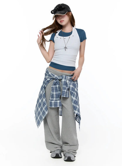 Casual Eyelet Halter Top CA520
