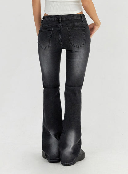 Bootcut Washed Jeans CO325