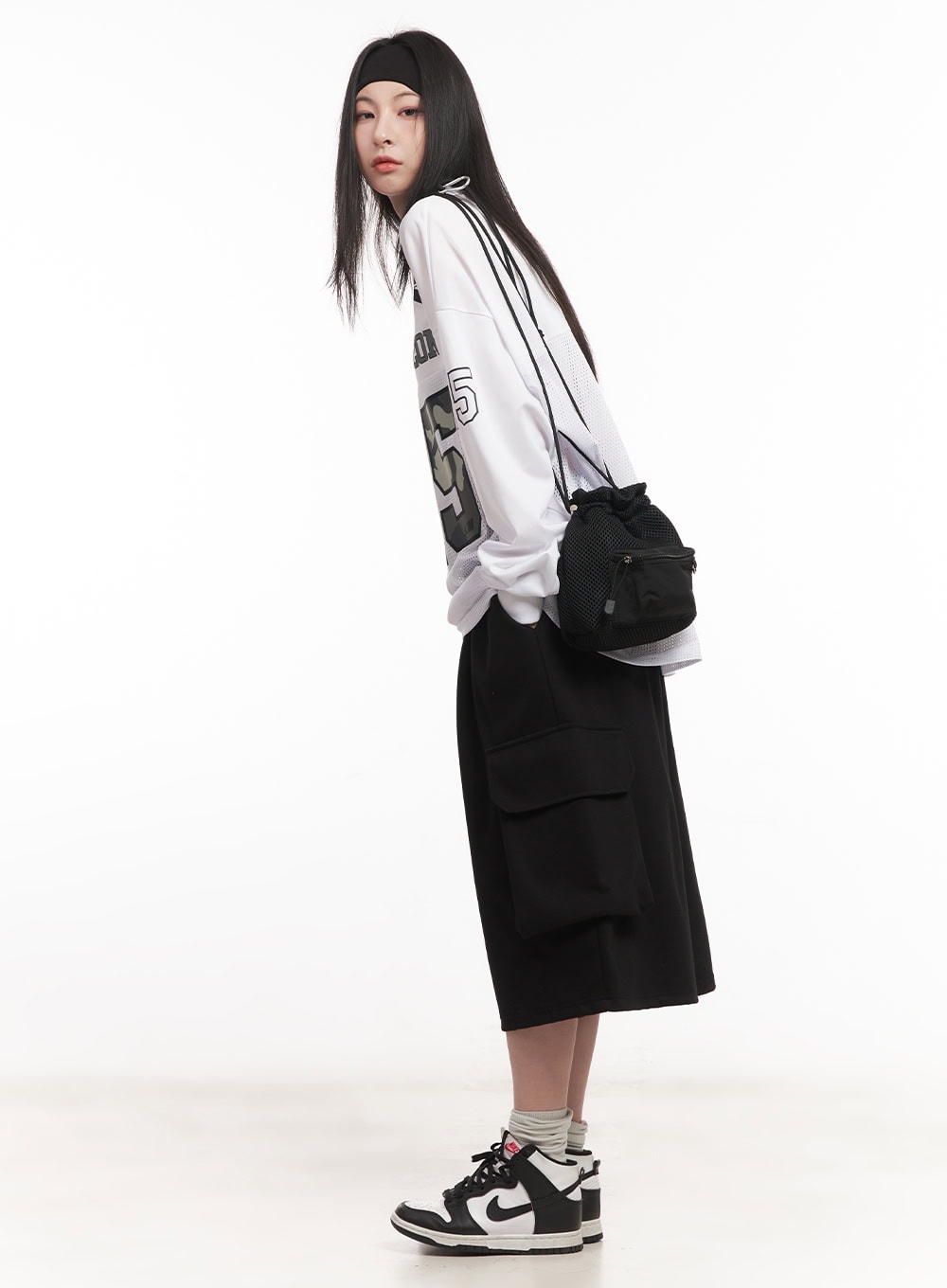 Cargo Oversized Bermuda Sweatshorts CM518