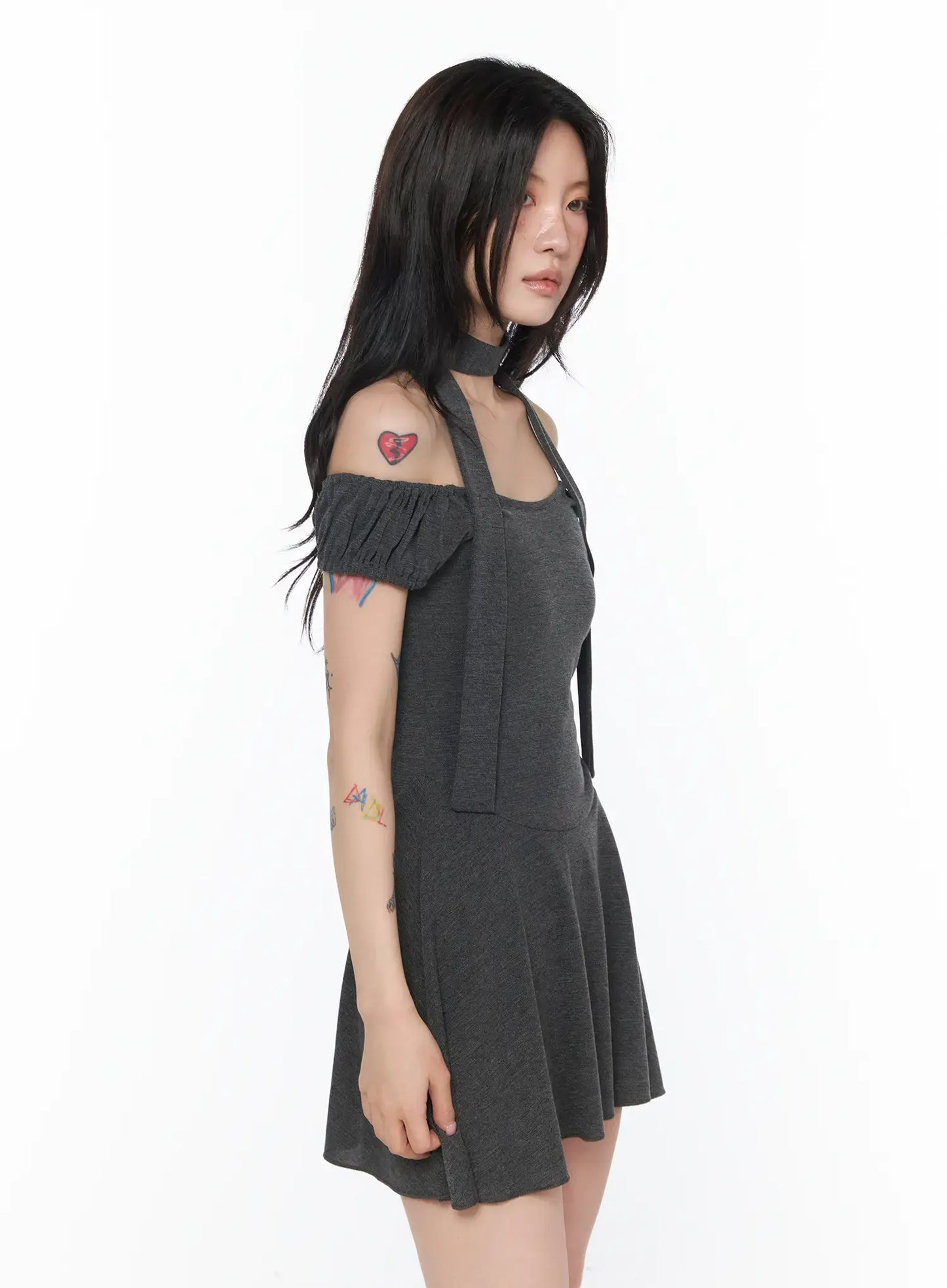 Chic Off-Shoulder Mini Dress CA524