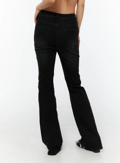 Alfie Hip-Pad Bootcut Jeans CY520