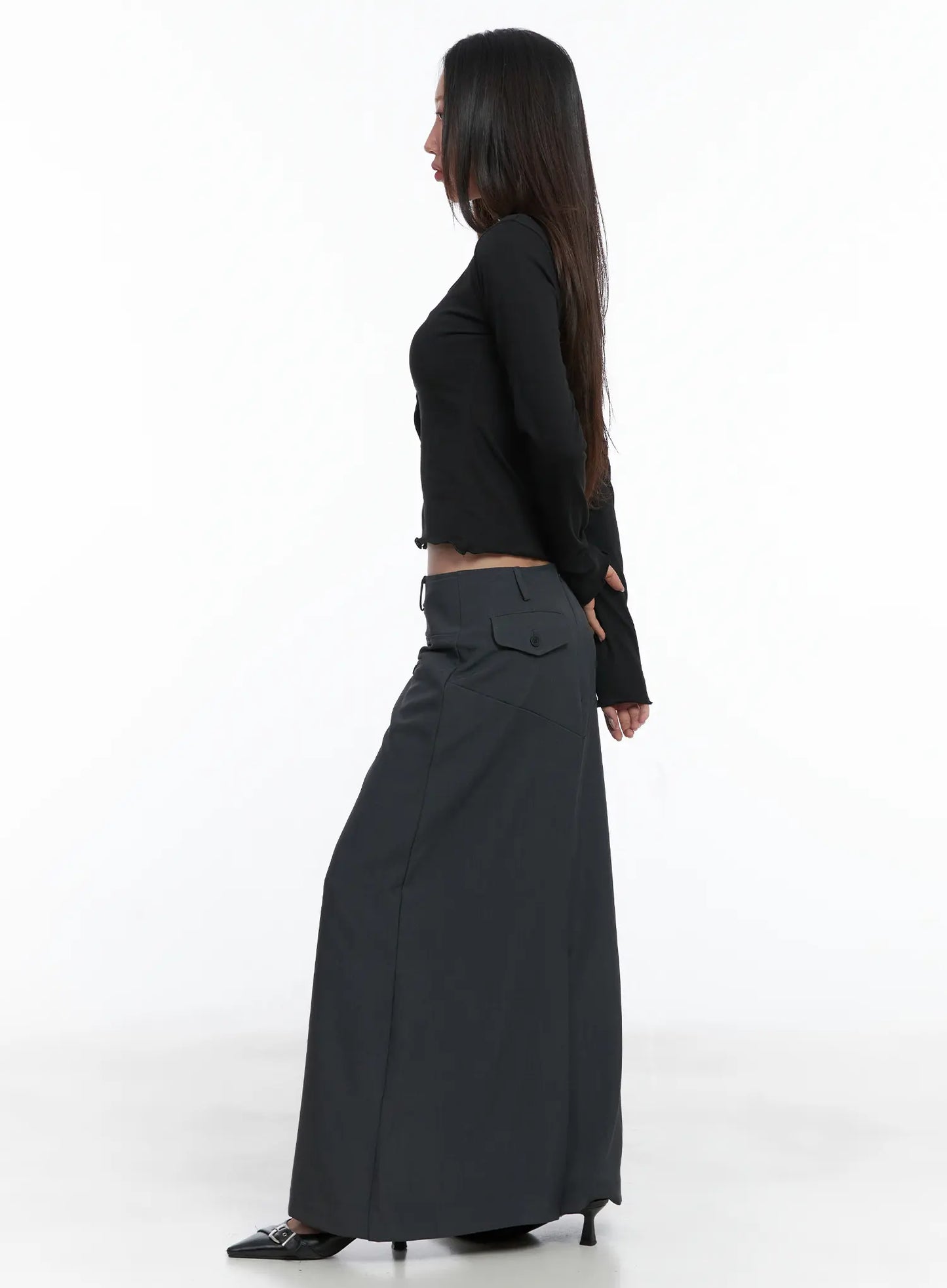Button Long Sleeve Top CS502
