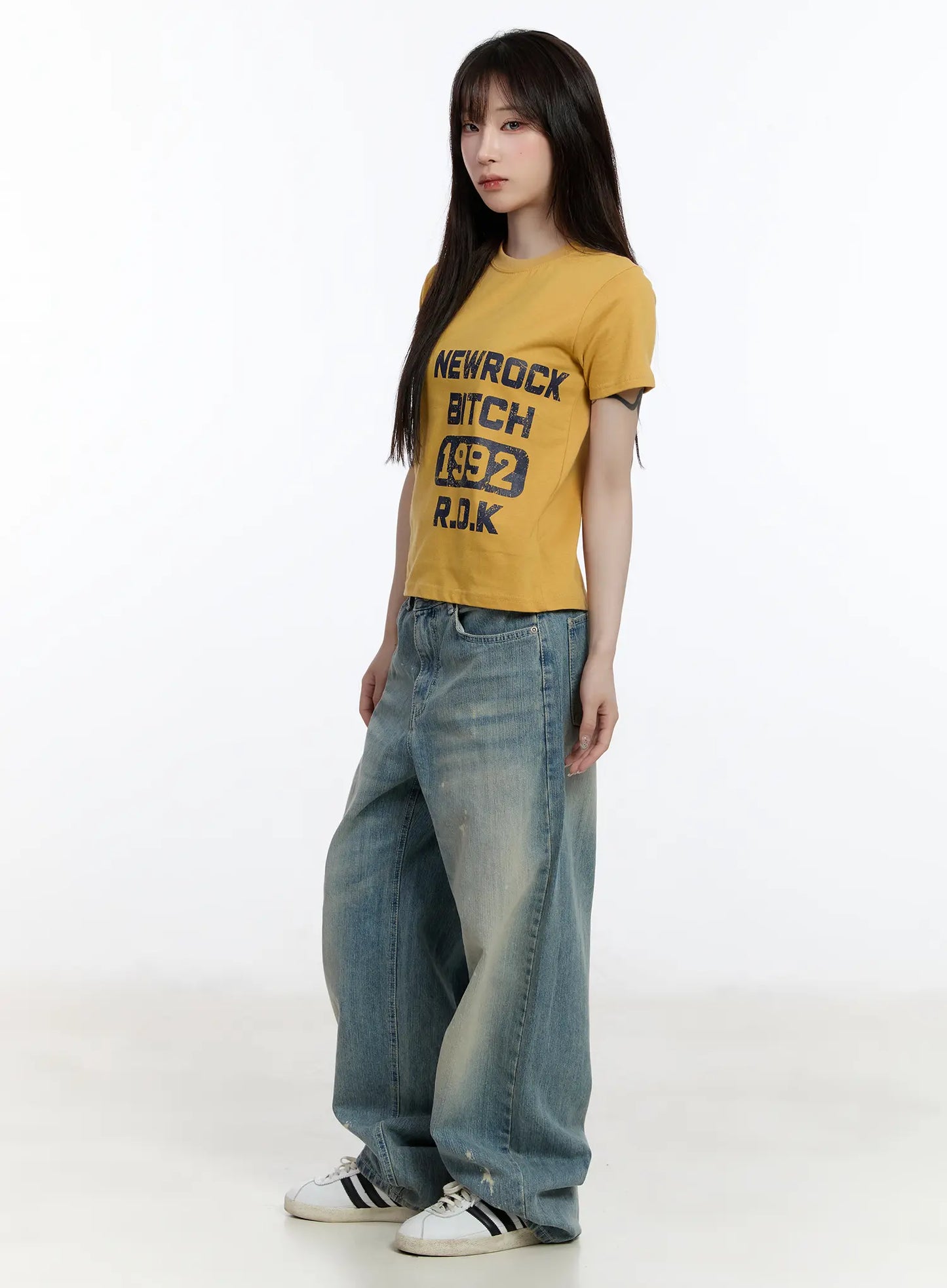 Adhara Vintage Baggy Jeans CA502