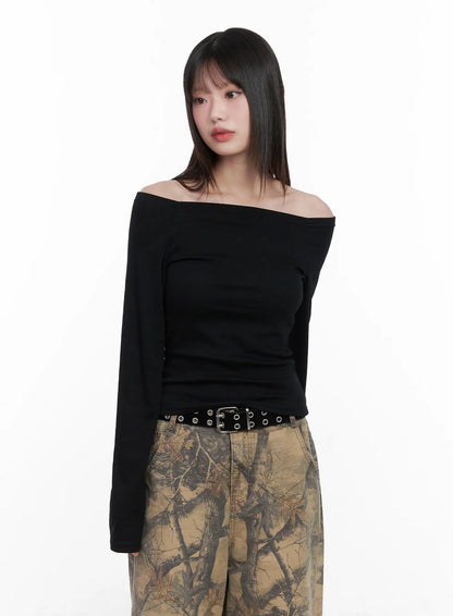 Basic Off-Shoulder Long Sleeve CN510