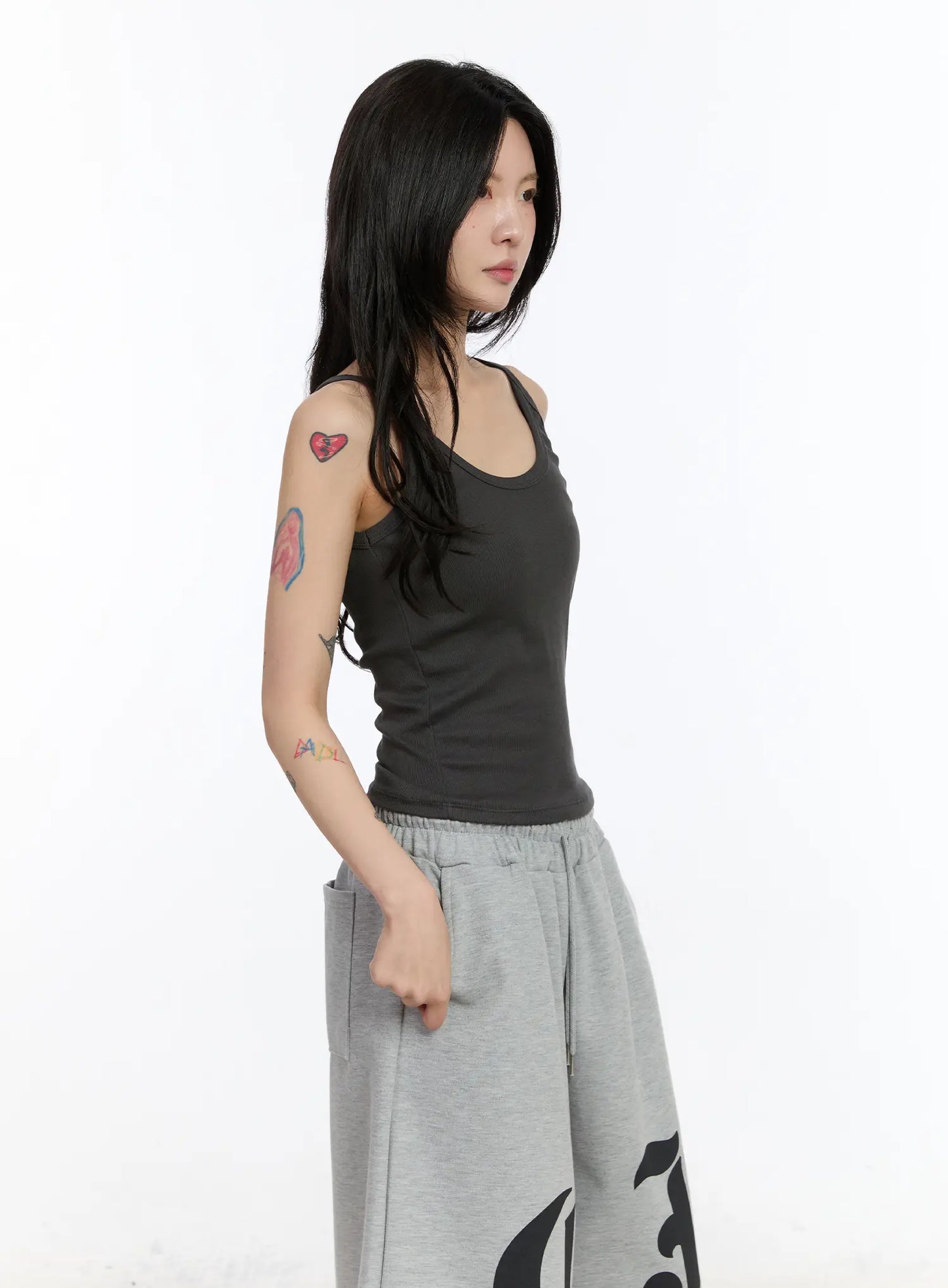 Basic Ribbed Tank Top CA506