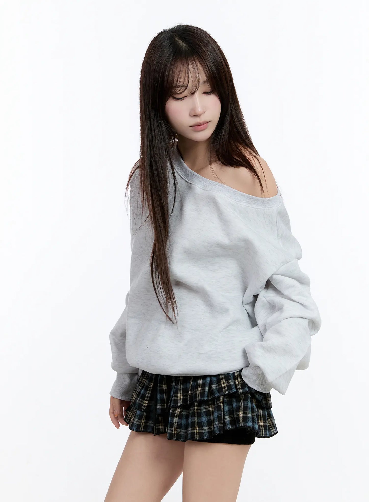 Casual Off-Shoulder Sweatshirt CN524