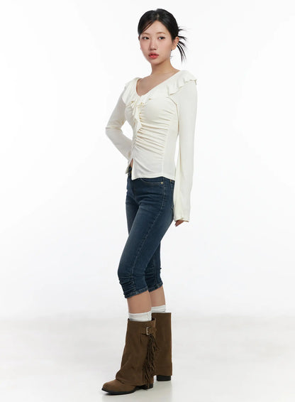 Aviana Low-Rise Capri Jeans CJ530