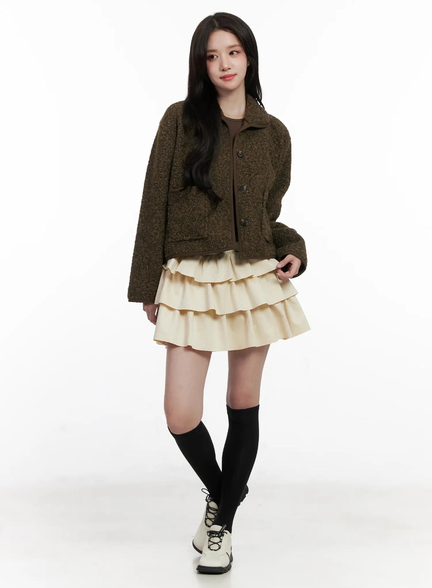 Casual Round Neck Long Sleeve CN526