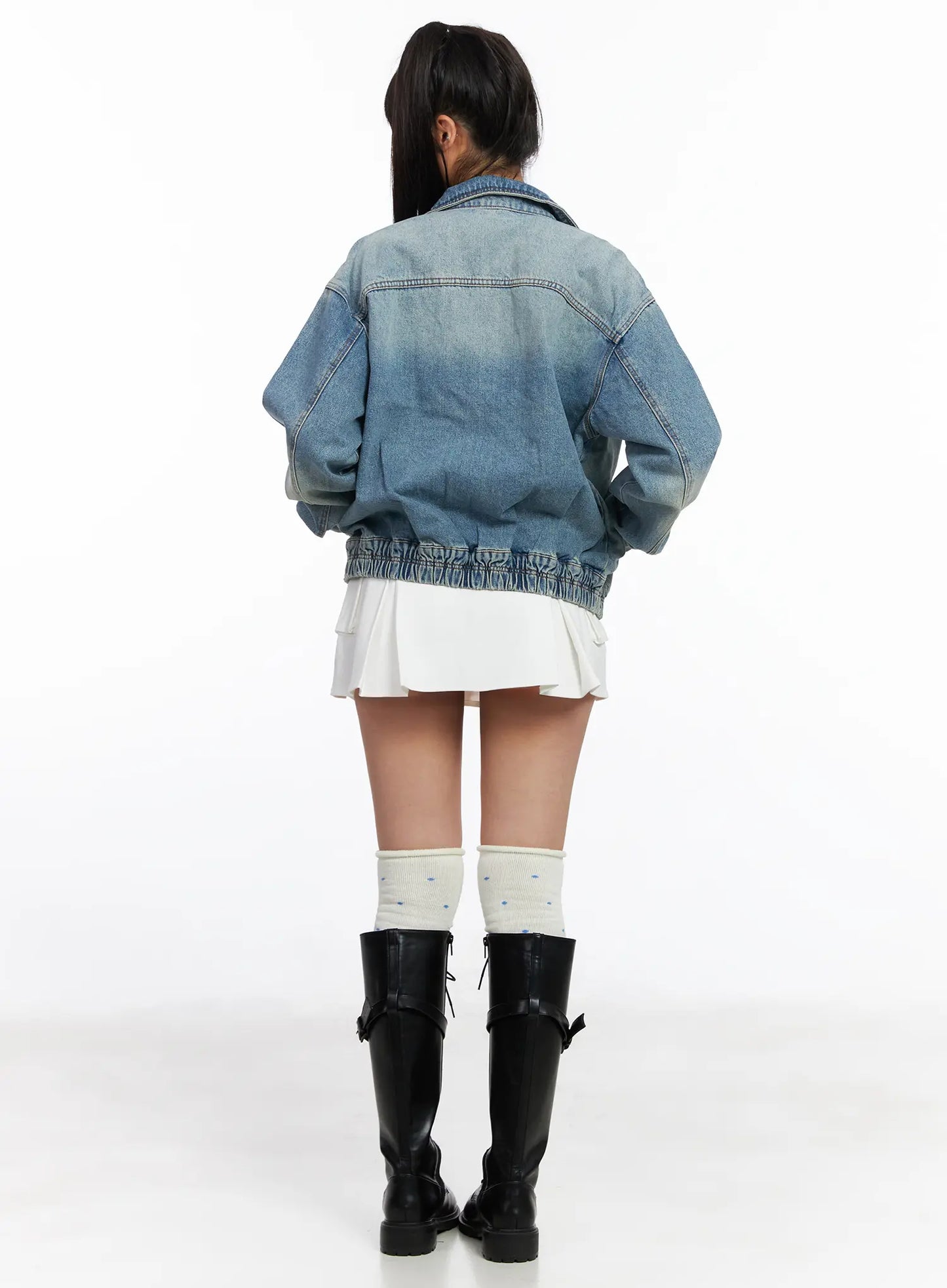 Cargo Pleated Mini Skirt CF506