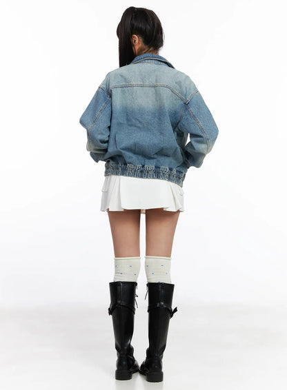 Cargo Pleated Mini Skirt CF506